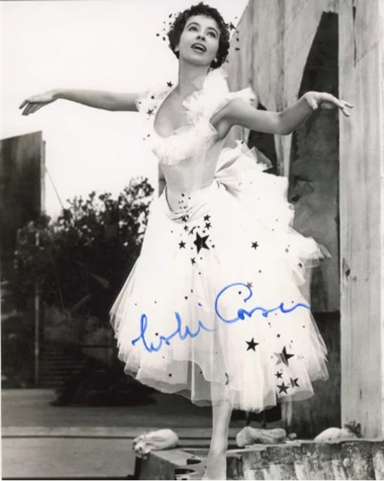 Leslie Caron autograph