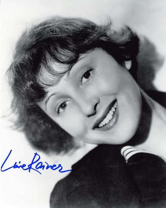 Luise Rainer autograph