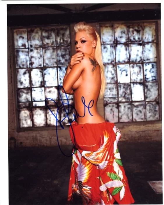 Pink autograph