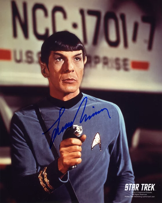 Leonard Nimoy autograph