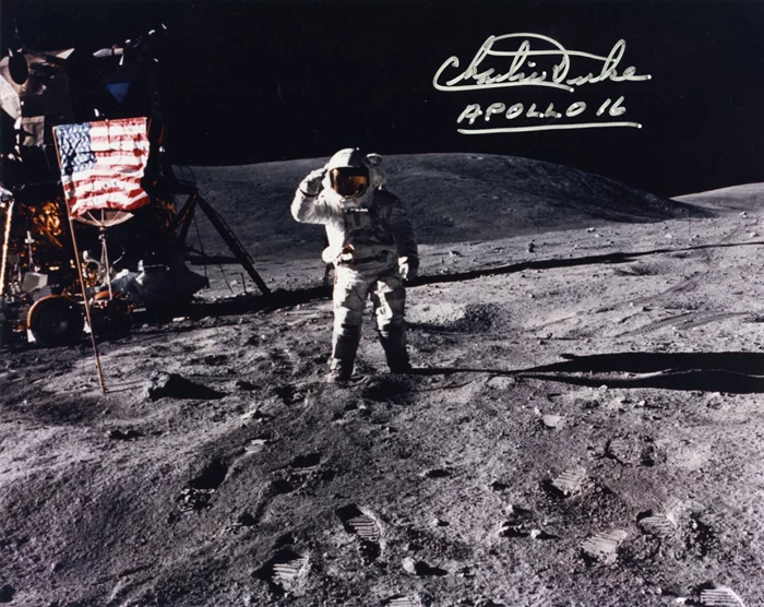 Charles Duke autograph