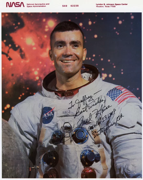 Fred Haise autograph