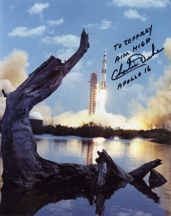Charles Duke autograph