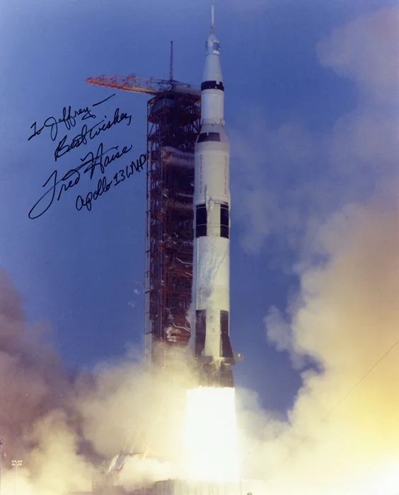 Fred Haise autograph