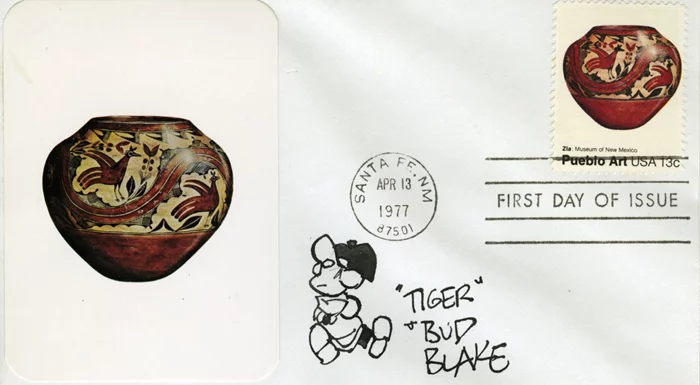 Bud Blake autograph