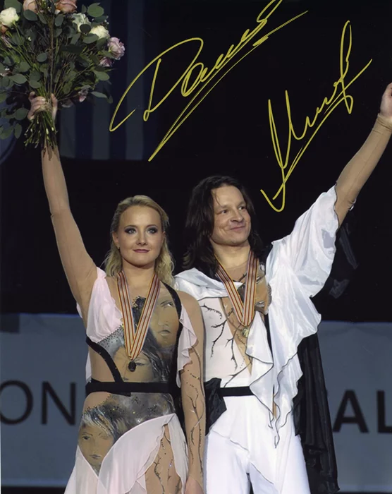 Domnina and Shabalin autograph