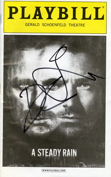 A Steady Rain autograph