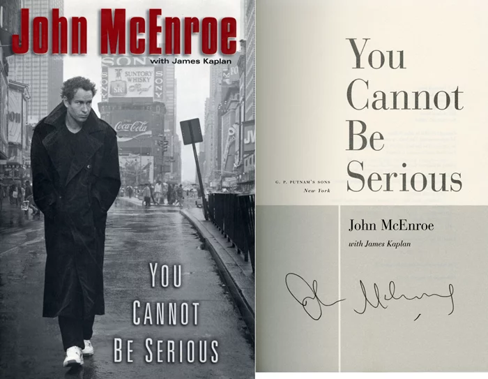 John McEnroe autograph