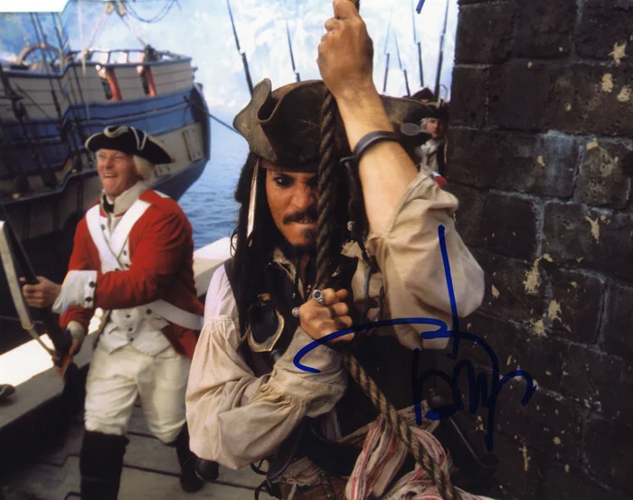 Johnny Depp autograph
