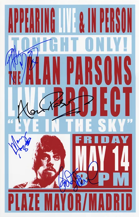 The Alan Parsons Live Project autograph