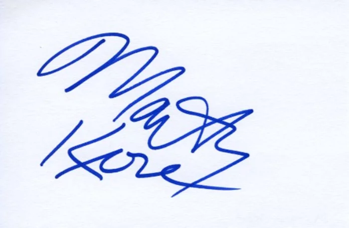 Martin Kove autograph