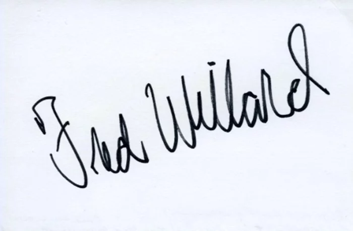 Fred Willard autograph