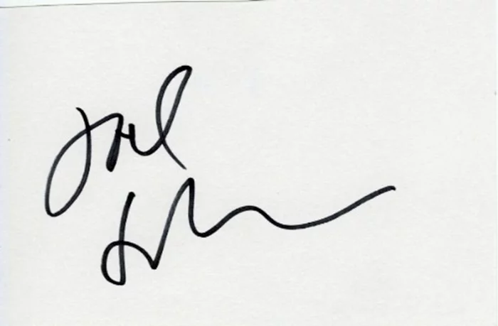 Joel Schumacher autograph