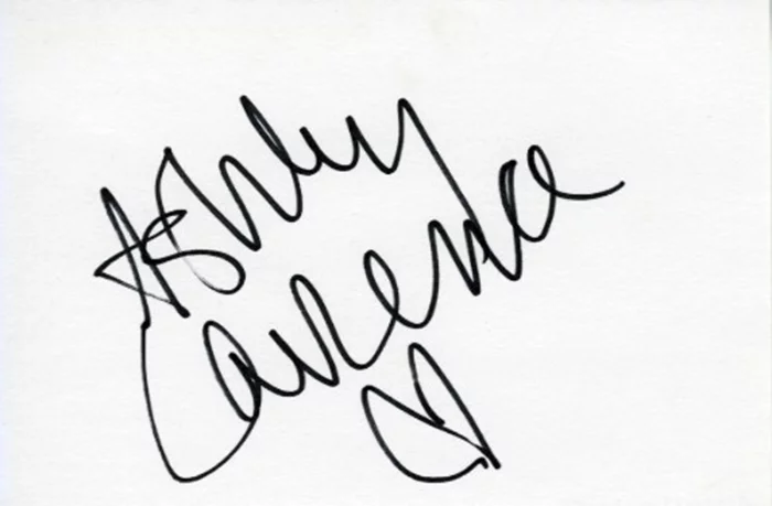 Ashley Lawrence autograph