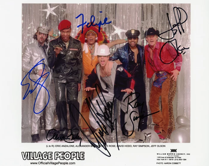Village People autograph