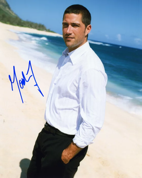Matthew Fox autograph