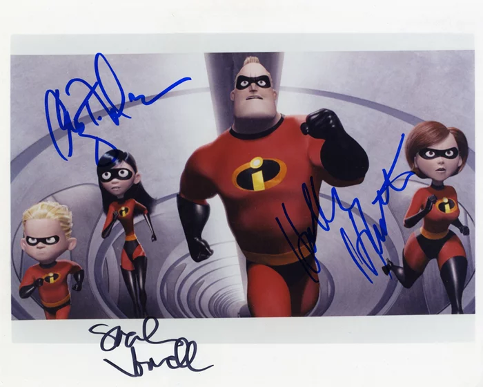 The Incredibles autograph