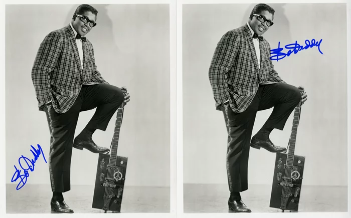 Bo Diddley autograph