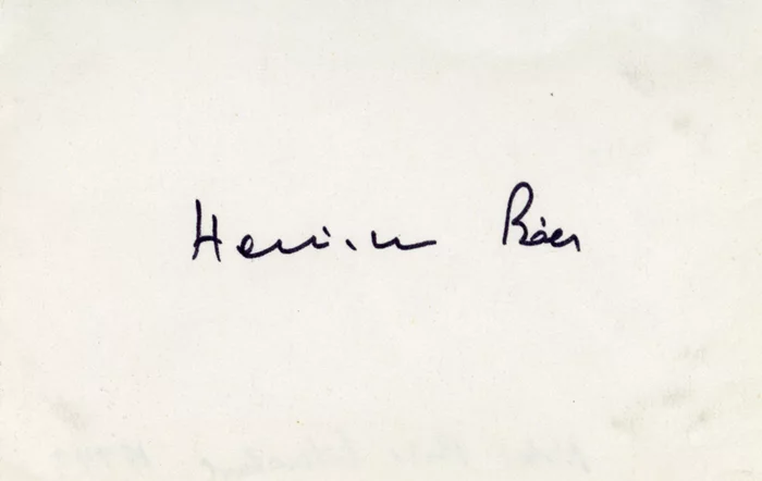 Heinrich Boll autograph