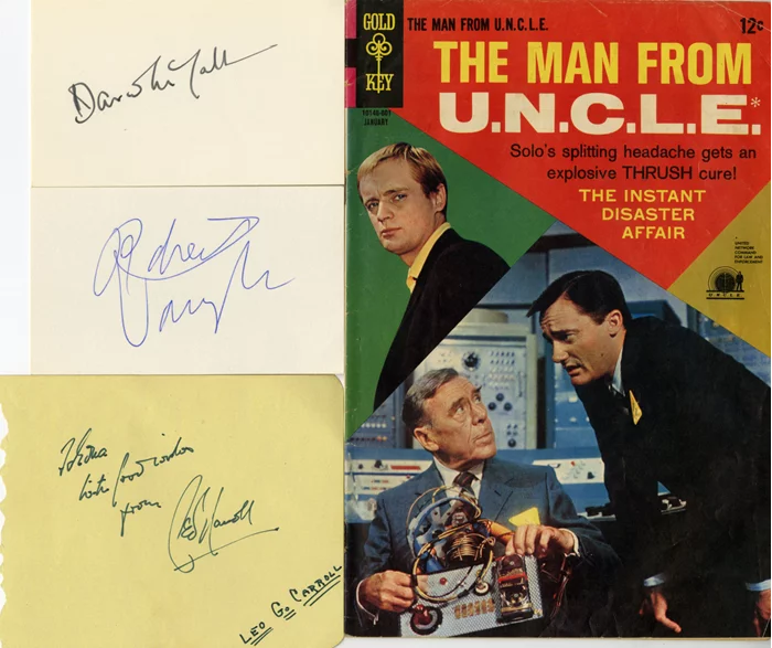 Man From U.N.C.L.E. autograph