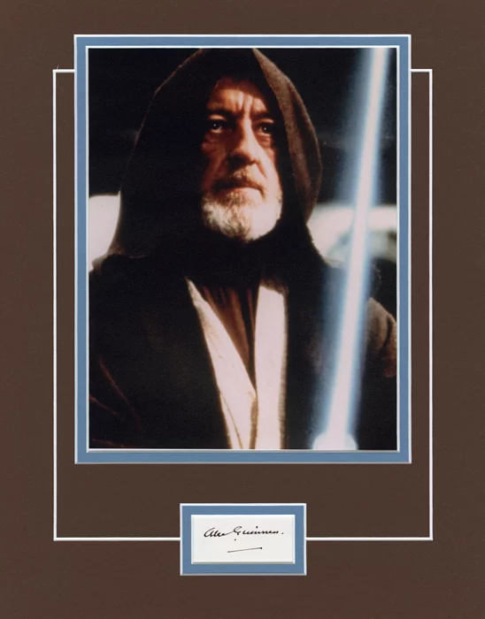 Alec Guinness autograph