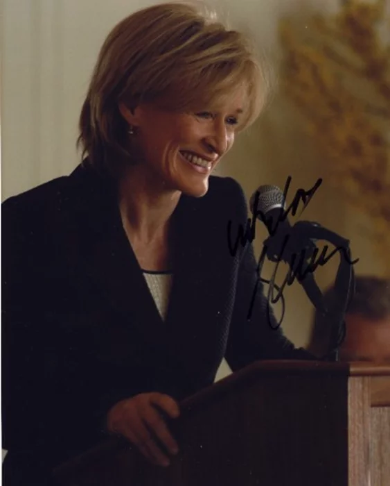 Glenn Close autograph