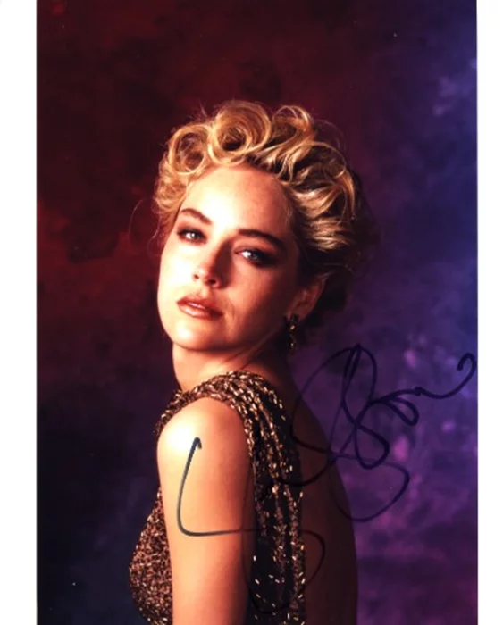 Sharon Stone autograph