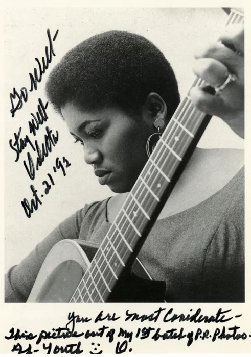 Odetta autograph