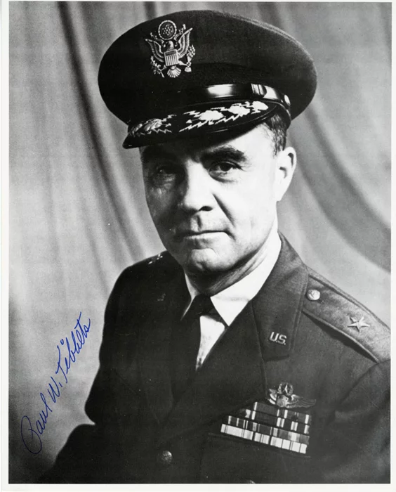 Paul W. Tibbets autograph