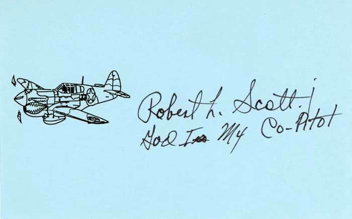 Robert Scott autograph