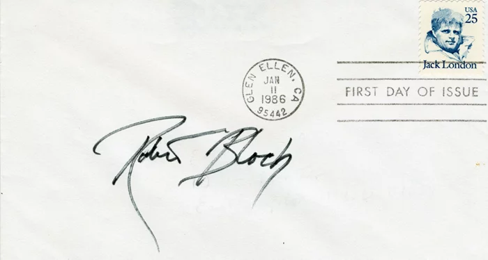 Robert Bloch autograph