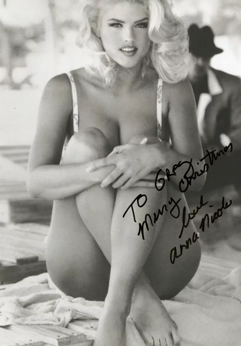 Anna Nicole Smith autograph