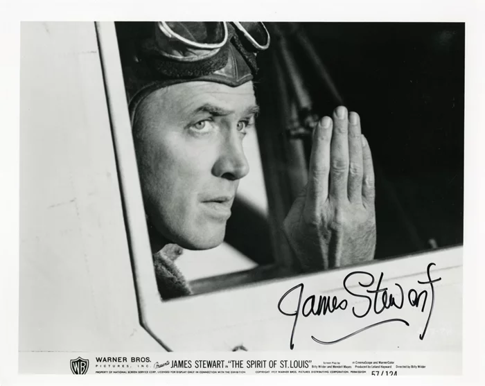 James Stewart autograph