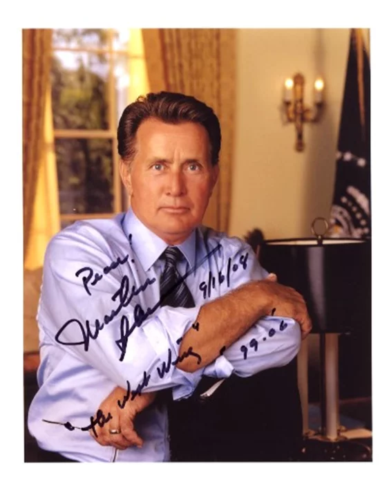 Martin Sheen autograph
