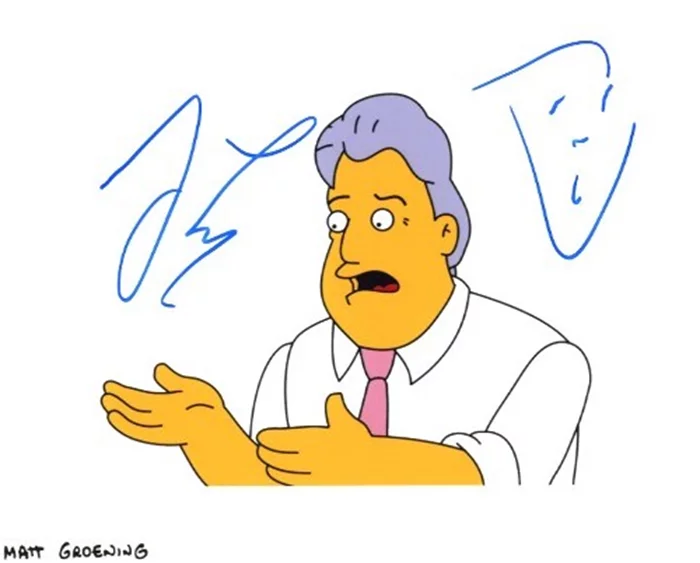 Jay Leno autograph