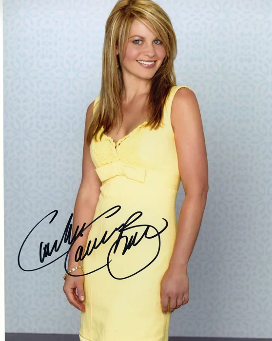 Candace Cameron autograph