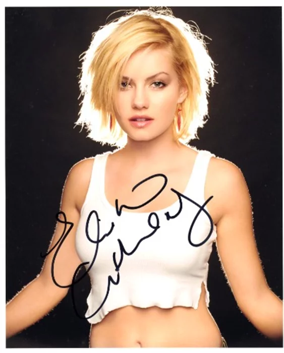 Elisha Cuthbert autograph