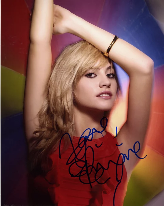 Pixie Lott autograph