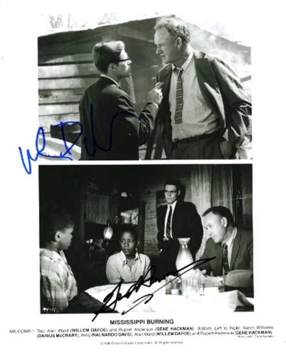 Mississippi Burning autograph