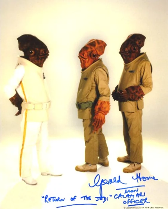 Gerald Home autograph