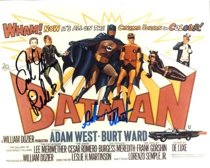 Batman autograph