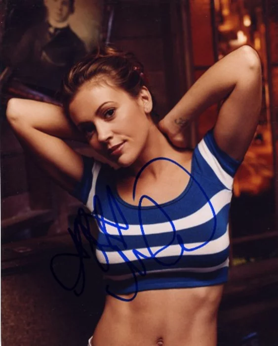 Alyssa Milano autograph
