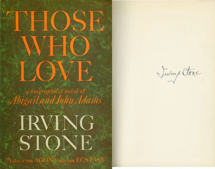 Irving Stone autograph
