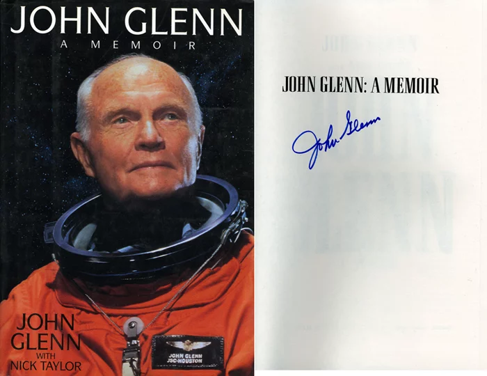 John Glenn autograph