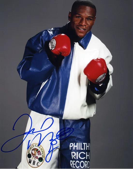 Floyd Mayweather Jr. autograph
