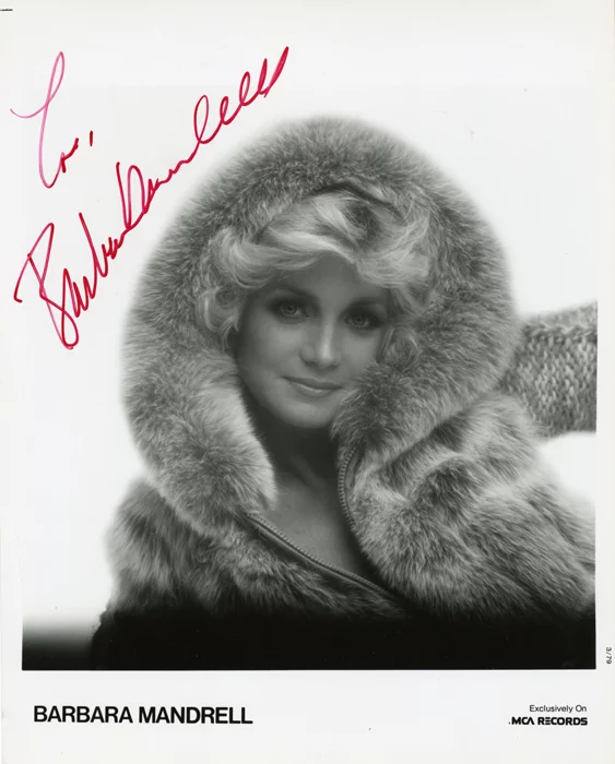 Barbara Mandrell autograph