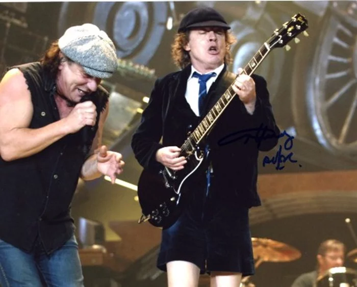 Angus Young autograph
