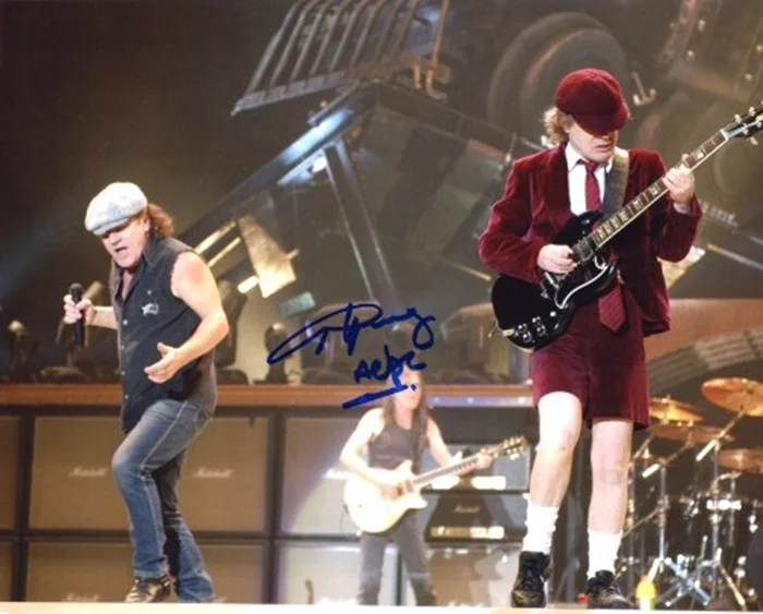 Angus Young autograph