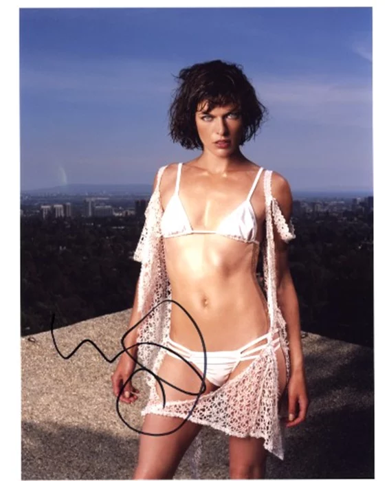 Milla Jovovich autograph