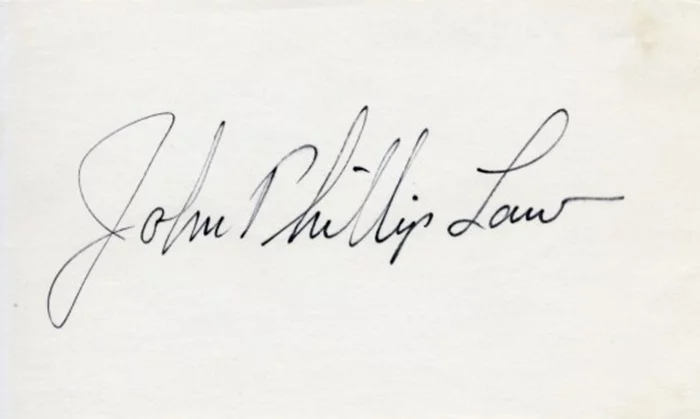 John Phillip Law autograph